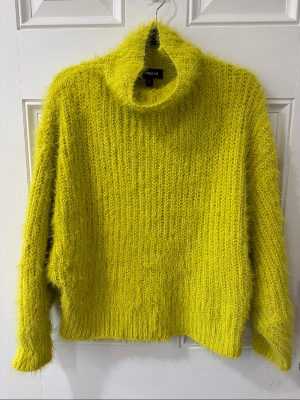 Express Fuzzy Turtleneck Sweater